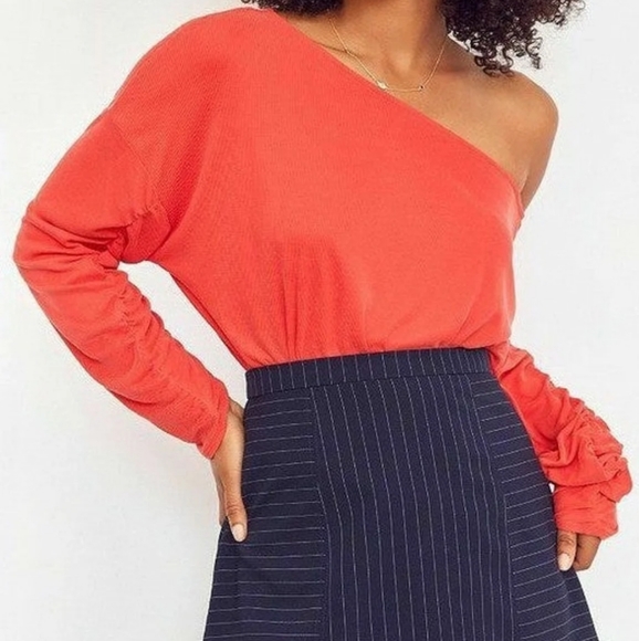 Urban Outfitters Tops - UO Silence + Noise Olympia Ruched Long Sleeve